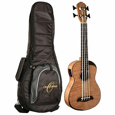 Oscar Schmidt OUB800K Comfort Series Acoustic Electric Bass Ukulele With Gig Bag • $494.10