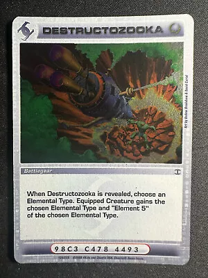 Chaotic TCG 135/222 Destructozooka BTD 1st Edition Foil Rare LP/NM • $14.99