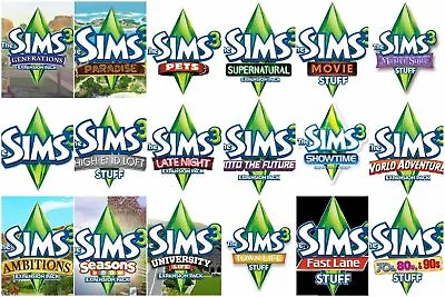 £15.42 • Buy The Sims 3 Expansions Stuff Packs EA APP Game Key (PC/MAC) - Region Free -