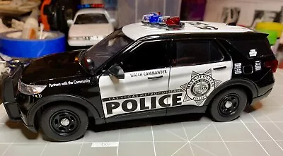 2022 Ford Explorer Suv Las Megas Metropolitan Police 1/24 Diecast Car • $75