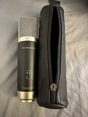 M-Audio USB Microphone Black Audio Mic Recording & Streaming  • $15