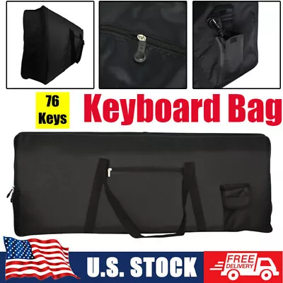 Keyboard Bag Waterproof 76 Key Electronic Piano Cover Case For Yamaha/Korg/Casio • $27.99