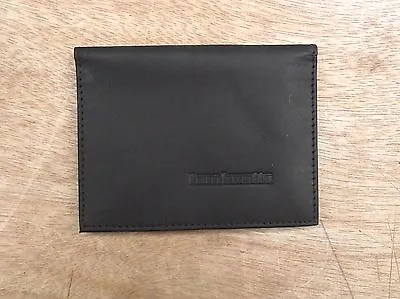 Lambretta Logo Black Leather Wallet Credit Card Size Licence / ID Holder Vs933 • £11.99