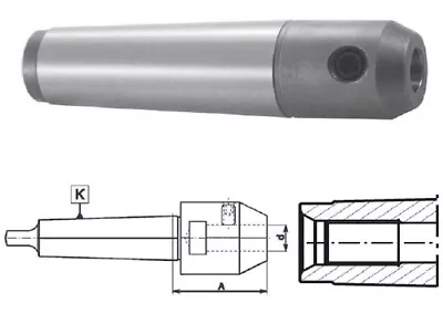 MT #3 Shank 3/8  End Mill Holder With Tang For CNC/Manual Lathes • $60