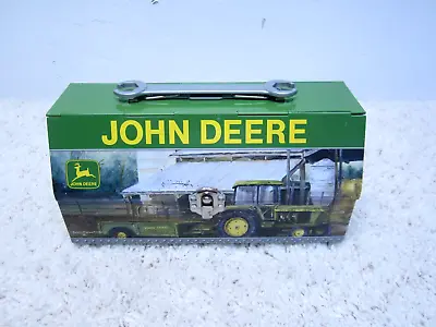 Estate Sale John Deere Collectible 9  Tin Tool / Lunch Box With Wrench #5 • $20