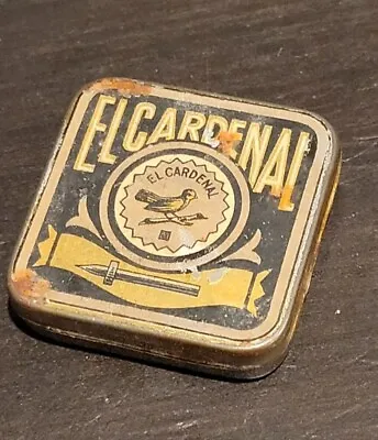 Rare Gramophone Phonograph Needle Tin Nadeldose El Cardenal Bird • $42