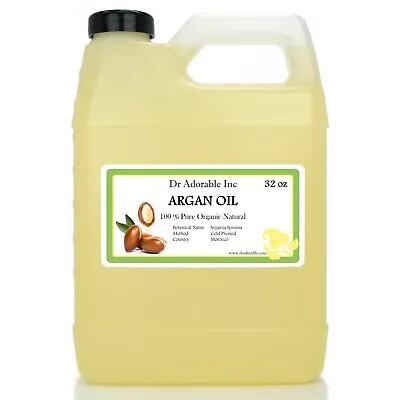 100% Pure Moroccan Argan Oil Organic  FREE SHIPPING. Many Sizes To Choose From • $17.98