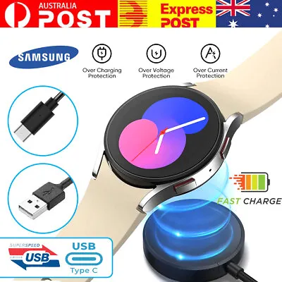 Samsung Galaxy Watch Fast Smart Charger Charging Dock Cable Magnetic USB Type C • $5.99