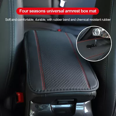 Car Red Armrest Cushion Cover Center Console Box Pad Protector Car Accessories  • $13.95