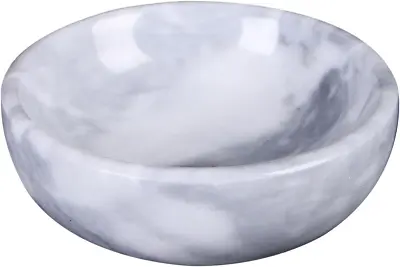 Natural Marble Decorative Bowls For Home Decor 4.72 Inch Hand-Carved Decorative • $15.27