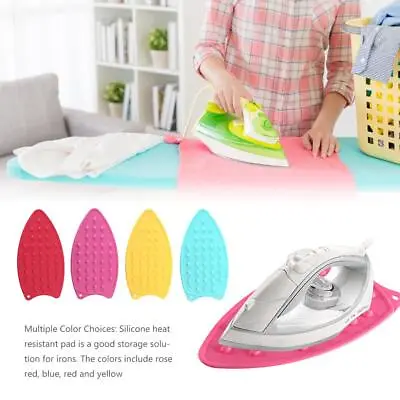 £2.49 • Buy Silicone Iron Rest Pad Heat Resistant Mat Mini Ironing Board Protector UK
