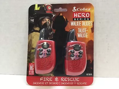 Cobra Hero Series HE130R 16 Mile 22 Channel Walkie Talkie Red Camo Ships Free! • $22.98