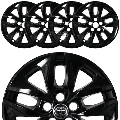 $119.99 • Buy 4 Fit Toyota Sienna LE XLE 2021-2023 Black 17  Wheel Skins Rim Covers Hub Caps