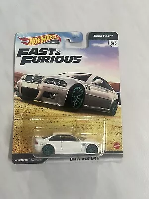 2023 HOT WHEELS Fast & Furious - BMW M3 E46 (White #3/5 - Premium) BVD2 • $19.99