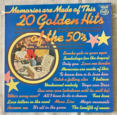 Memories Are Made Of This - 20 Golden Hits Of The 50's - Vinyl LP • £2.95