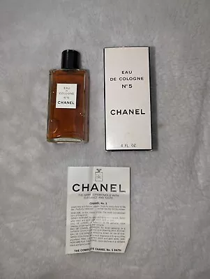 Vintage Chanel No5 100ML 4fl Oz Eau De Cologne NEW • $98