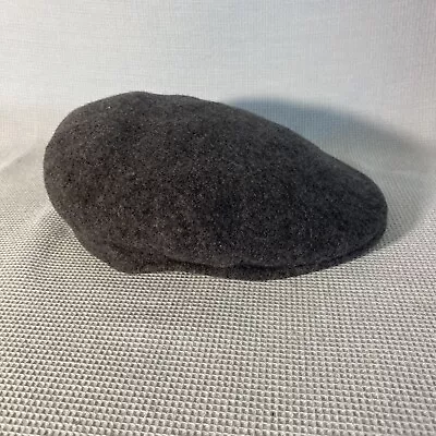 Kangol Men's Newsboy Cap Hat Beret Solid Gray Size Small 100% Wool READ • $9.95