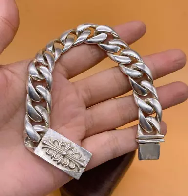 Fashionable Miao Silver Embossed Chinese Knot Valuable Gift Bracelet • $16.87