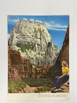 $32.50 • Buy Vintage Amtrak Union Pacific UP  Dining Car Menu Railway Lodge Fountain Service