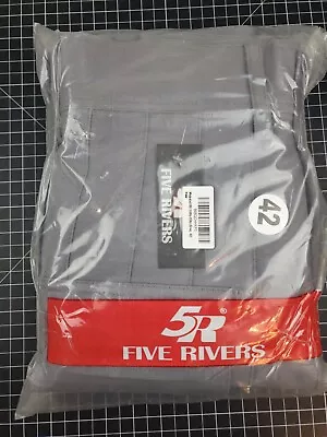 5R FIVE RIVERS Men’s Ripstop Utility Kilt Modern Kilts - Size 42 Gray Ripstop • $40