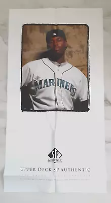 1998 Promo Upper Deck Sp Authentic Ken Griffey Jr Poster Mariners 20 X36  ---*** • $19.99