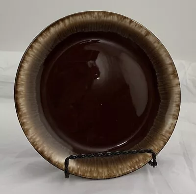 Nelson McCOY Pottery Co. VTG Brown Drip Glazed 7 3/8” SALAD PLATE. Real McCoy! • $14.77