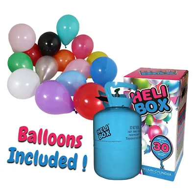 £31.99 • Buy Balloon Helium Gas Disposable Cylinder Canister Birthday Party WITH BALLOONS