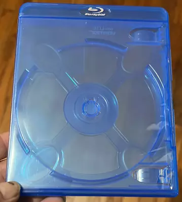 Lot Of 3 Blu-ray Replacement Case W/ Logo | 12mm Size |  2-Disc Holder.... • $12.99