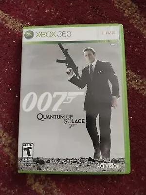 James Bond 007: Quantum Of Solace (Microsoft Xbox 360 2008) • $4.88