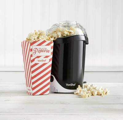 £13.99 • Buy Popcorn Maker Machine Retro Hot Air Popper Healthy SR