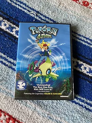 Pokemon 4Ever DVD 2003 Widescreen Edition Family Approved Animation Ash Pikachu • $8