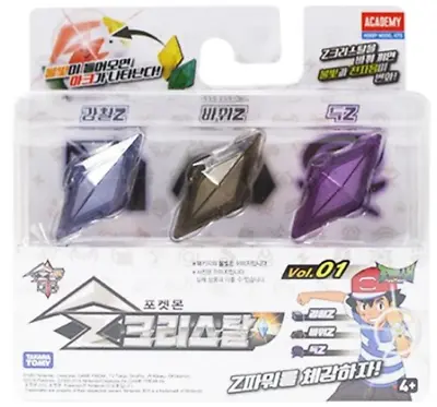 TAKARA TOMY Pokemon Z Crystal Vol.01 Steel Z Rock Z Poison Z (Korea Ver.) • $29.99