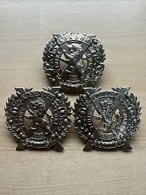 Tb182- 3x Original 14th Battalion The London Scottish Regiment Cap Badges • £19.99