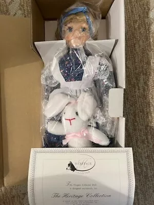 The Heritage Collection Classic Storytime Alice In Wonderland Doll NIB W/stand • $15