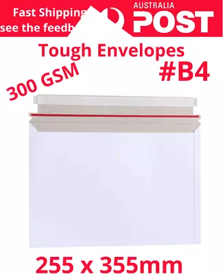 50x Card Mailer B4 255 X 355mm 300gsm Business Envelope Tough Bag Replacement  • $29.99