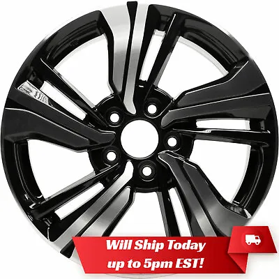 New Set Of 4 17  Machined And Black Alloy Wheels Rims For 2006-2021 Honda Civic • $648