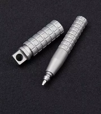 EDC Mini Titanium Alloy Keychain Ballpoint Pen Portable Pollerball Signature Pen • $19.99