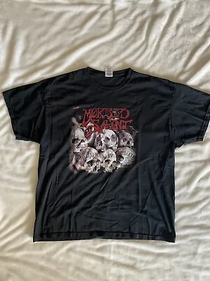 Vintage MORBID SAINT Spectrum Of Death T-Shirt Short Sleeve Black Size 2XL • $115