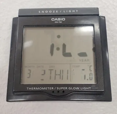 CASIO DQ-750 Thermameter / Super Glow Light Digital Traveling Clock • $9.89