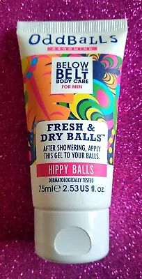 £14.99 • Buy BELOW THE BELT - ODDBALLS  Hippy Balls  Fresh & Dry Anti-Perspirant Deo Gel 75ml