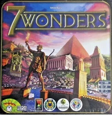 7 Wonders Board Game Brand New Seal Present Gift Birthday Family Fun 2-7 Player • $27.09