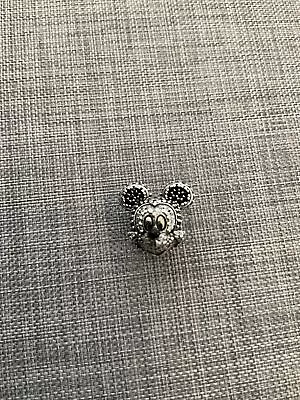 Genuine Pandora Charm Mickey Mouse Pave Excellent Condition  • £35