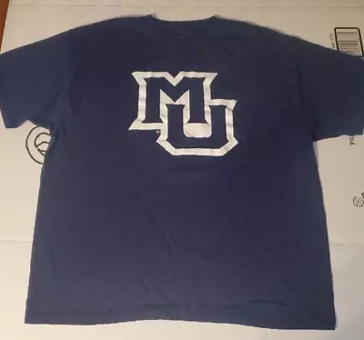 Marquette University Golden Eagles Logo T-shirt Adult XL Navy Blue NCAA • $6.96