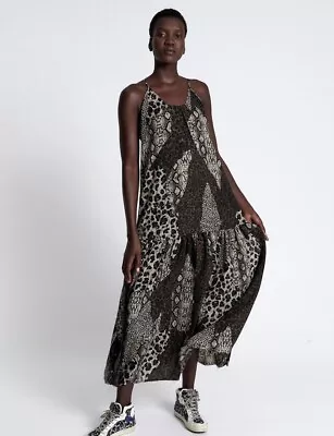 One Teaspoon ‘Night Animals Dress’ Leopard Print MED Brand New Rrp $179 • $50