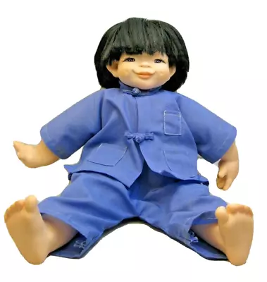 Vintage Mieler Dolls Asian Toddler Doll 13 1/2  JMB Jacobsen Good Condition • $15.99