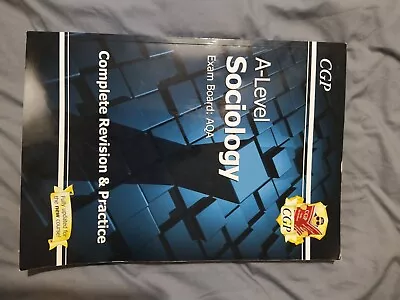 CGP Revision And Practice Book - A Level Sociology AQA Exam Board • £8