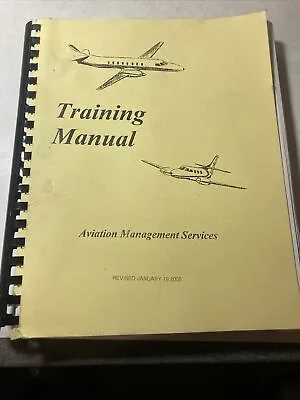 Training Manual Aviation Management Services 2008 Flight Manual Vintage B17 • $29.99