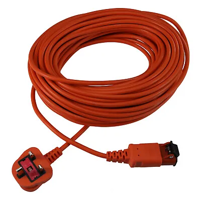 Detachable 30 Metre Mains Power Cable Orange Flex Lead With Plug For Flymo Mower • £15.99