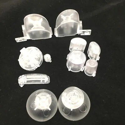 Clear White Full Set L R ABXY Z Keypads Buttons For GameCube Controller For NGC • $6.95