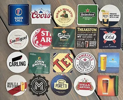 20 Beer Mats Pack  - Home Bar / Pub Experience • £4.89